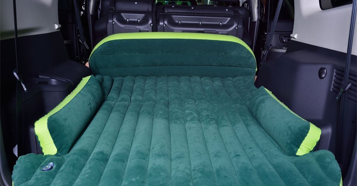 air mattress in back of suv